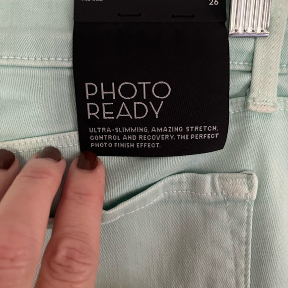 J Brand Photo Ready-Ultra Slimming Jeans-Sea Green-Vintage. NWT - Picture 7 of 9